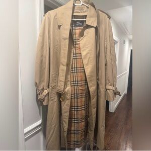 Burberry Tan Trench Coat